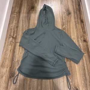 FLX Women's Green Hooded Sweatshirt Size Large Active / Outdoor